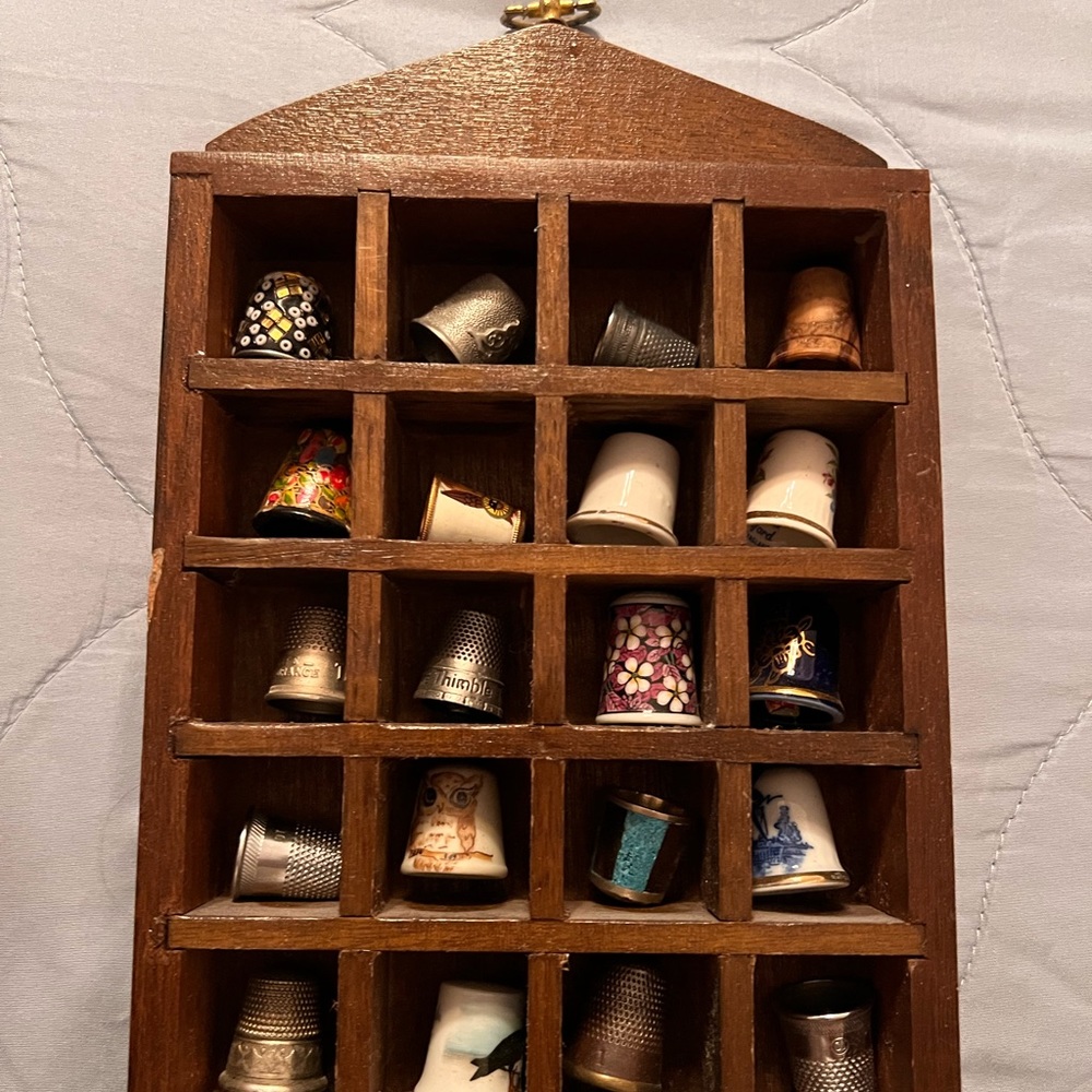 Sewing thimbles collection